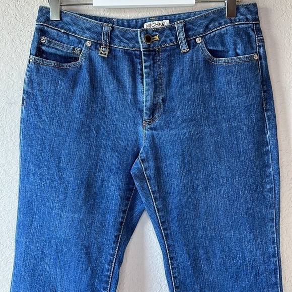 MICHAEL Michael Kors Boot Cut Mid Rise Jeans Size 8 - Picture 2 of 14